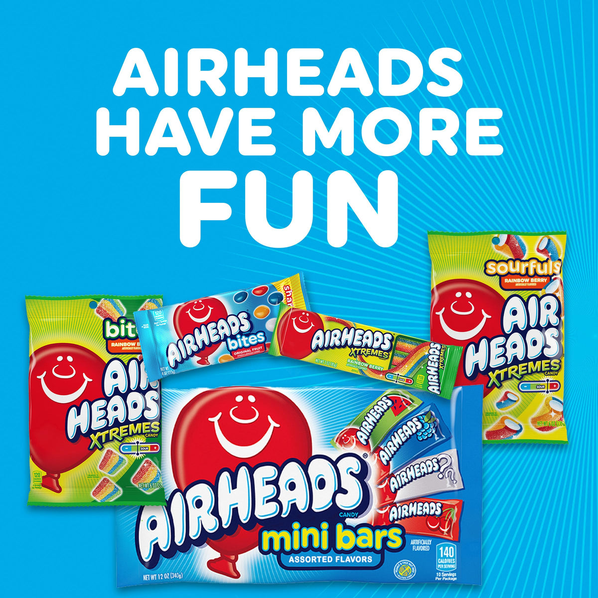 Airheads bars are quick, shareable treats for office parties and movie nights.