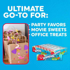 Airheads Sour Blue Blast bars for party favors and goodie bags.