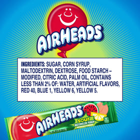 Airheads Sour Watermelon Punch candy ready for concessions and travel snacks