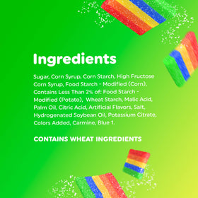 Airheads Sourfuls Rainbow Berry, ideal for road trips