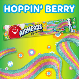 Airheads Xtremes Hoppin Berry Belts used as festive party favors.