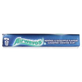 AirWaves Menthol & Eucalyptus gum box collection indicating 30-pack box
