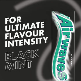 AirWaves Wrigley Black Mint gum in pocket for quick refresh.
