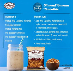 AIVA raw almonds as a wholesome snack for quick energy