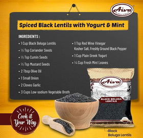 Aiva Beluga Lentils bulk pack saving money and reducing waste