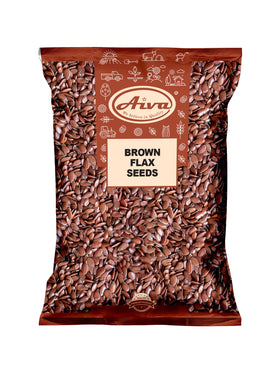 AIVA flax seeds 5 lb bulk bag ready for baking, adding nutty flavor and texture.