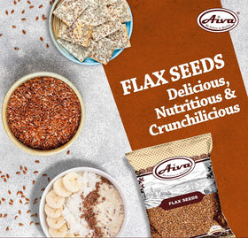 AIVA flax seeds great in smoothies for extra fiber