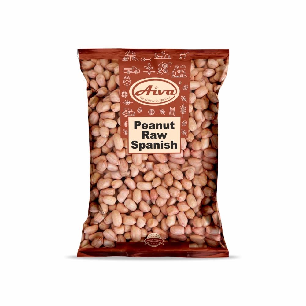 AIVA Raw Spanish Peanuts 10 lb case for bulk snacking and cooking.