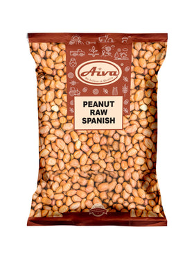 Aiva raw Spanish peanuts 5lb pack, ready for snacking and cooking.