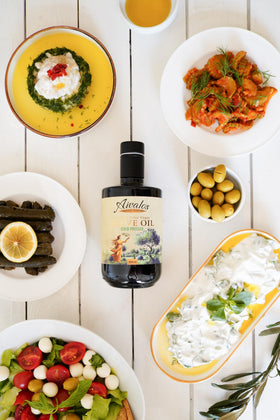 AIVALOS single estate Ayvalık label emphasizing origin and quality