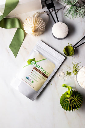 AIYA matcha latte served to showcase creamy daily ritual.