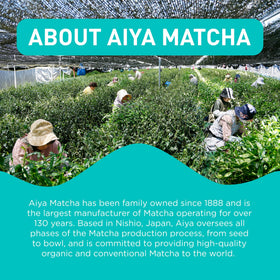 AIYA Matcha To-Go Stick displays vibrant green color