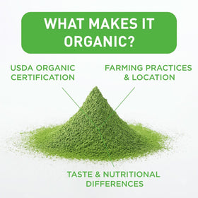AIYA organic Japanese matcha from Nishio, showcasing authentic sourcing