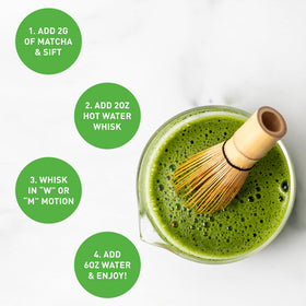 AIYA SINCE 1888 ceremonial matcha powder adds subtle sweetness to smoothies and desserts