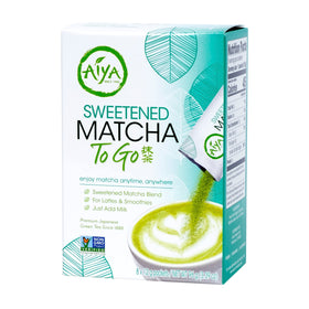 AIYA Sweetened Matcha To-Go Stick Ceremonial Grade for a fresh cup