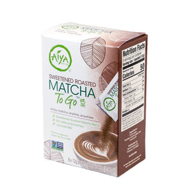 AIYA Sweetened Roasted Matcha To Go stick for quick latte prep on the go