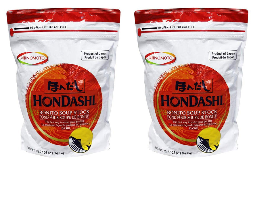 Ajinomoto Hondashi bonito soup stock two-pack bag for rich, savory broths and quick meals