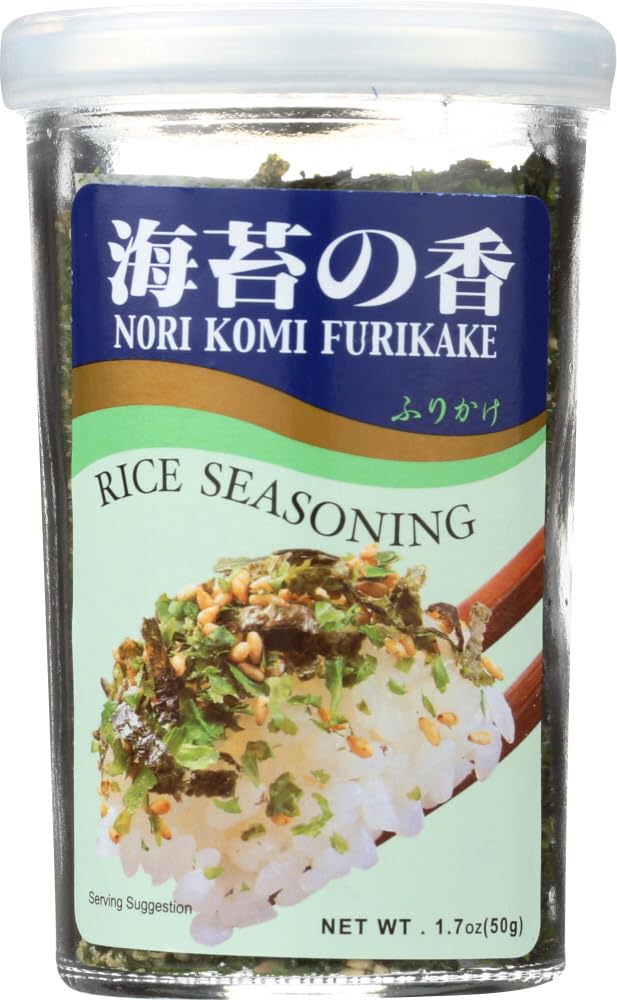 Ajishima Foods Nori Fume Furikake three-pack jars for pantry-ready seasoning.
