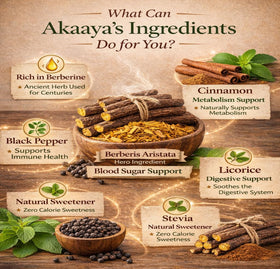 AKAAYA Berberine Tea ingredients blend berberine and licorice for bold herbal character