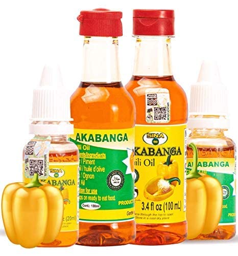 Generic Akabanga Extra Hot Chilli Sauce on a dish adds a sharp, flavorful kick