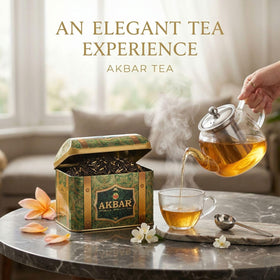Akbar Ceylon Black Tea Fusion adds depth with crisp, robust notes.