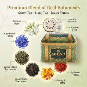 Akbar Gift-ready Treasure Box Packaging enhances gifting appeal.