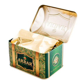 Akbar Hot-or-Iced Brew: versatile for hot or cold serving.