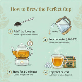 Akbar Jasmine buds and petals infusion deliver a delicate floral aroma for a soothing brew.