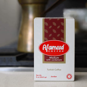 Al Ameed medium roast cardamom coffee for daily cups