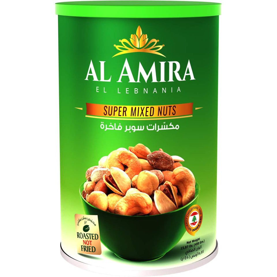 Al Amira Super Baked Mixed Nuts pack, premium snack option