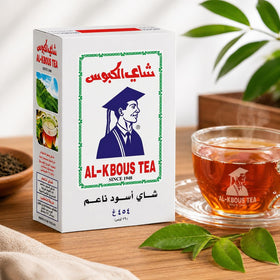 Al Kbous packaging highlights Yemeni origin and batch quality.