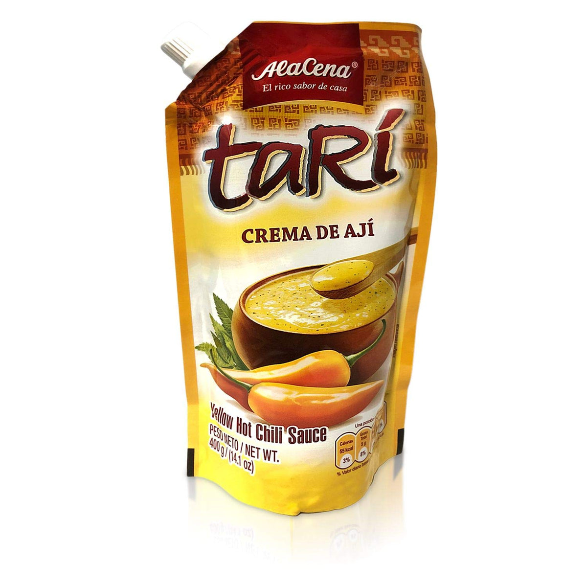 ALACENA Aji Tari Cream 3pk back view shows pantry-friendly packaging