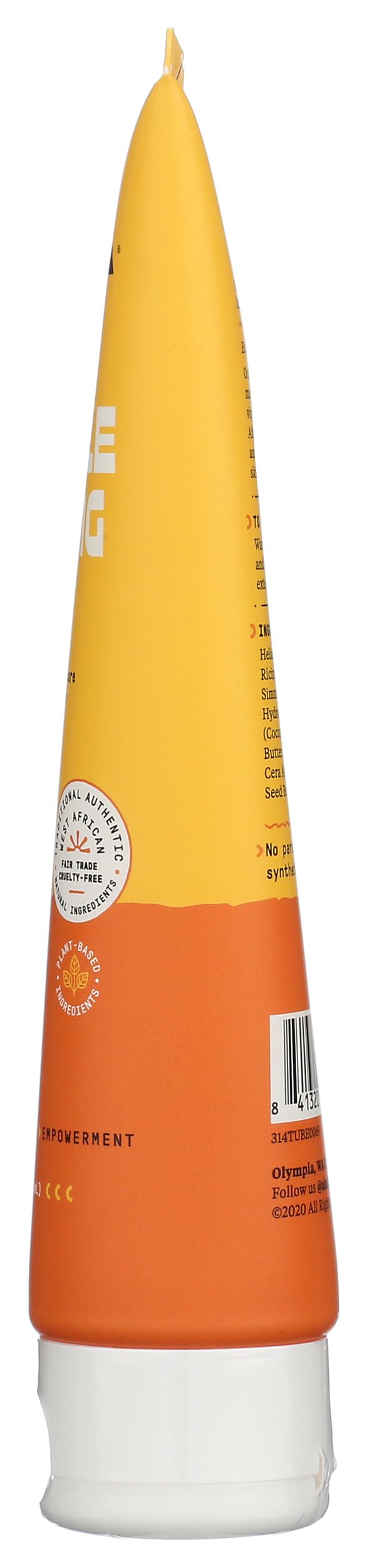Alaffia balm jar open shows creamy swatch ideal for versatile hand and elbow care