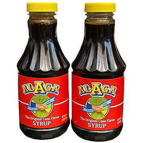 Alaga Original Cane Syrup bottle pour shows smooth sweetness for beverages