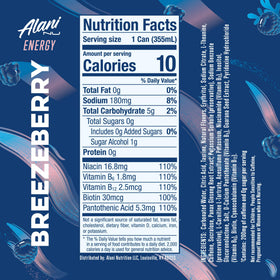 Close-up of Breezeberry bottle highlighting refreshing taste for quick pick-me-ups.