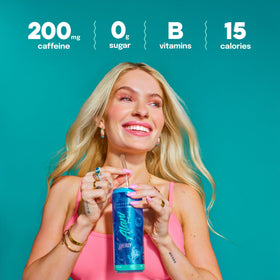 Breezeberry flavor splash showcasing bold, tropical-tart profile.