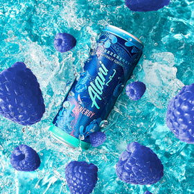 Alani Nu Breezeberry vitamin icons emphasize Biotin and B vitamins.