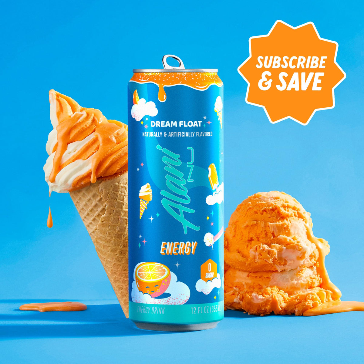 Alani Nu DREAM FLOAT tropical flavor banner invites variety seekers
