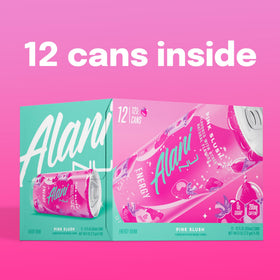 A hand holding a Pink Slush can for quick energy.
