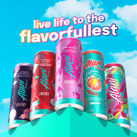 Alani Nu Pink Slush packaging with cups signals party-ready energy