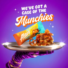 Alani Nu Protein MUNCHIES bar gluten-free label and clean ingredients