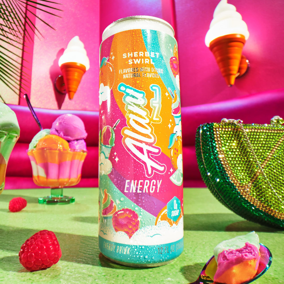 Alani Nu Sherbet Swirl action joy moments, everyday motivation without heavy calories.