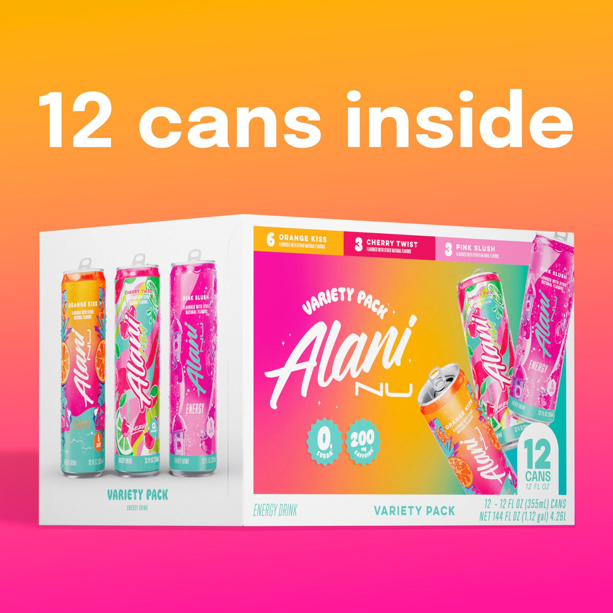 Alani Nu Pink Slush can, fruity flavor with caffeine for workouts.