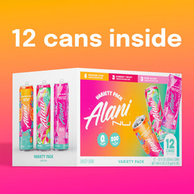Alani Nu Pink Slush can, fruity flavor with caffeine for workouts.