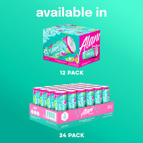 Alani Nu Watermelon Wave zero sugar label highlighting calorie friendly option