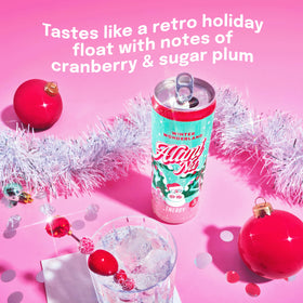 Alani Nu Winter Wonderland bottle showing tropical Hawaiian Shaved Ice flavor for a refreshing pick-me-up.