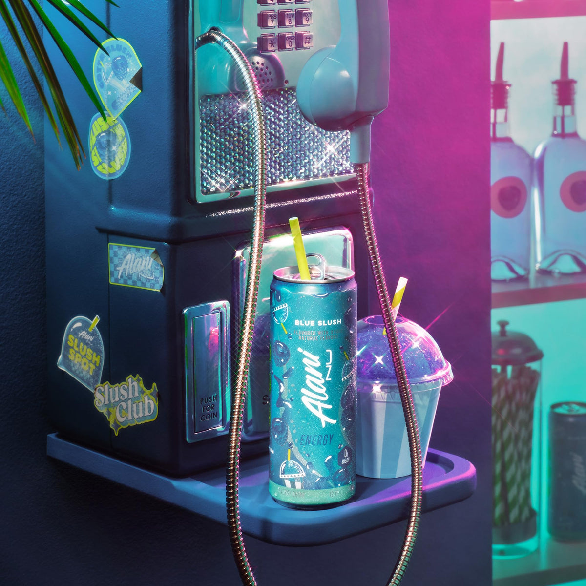 Blue Slush 24-pack box highlights value and convenient daily refresh.