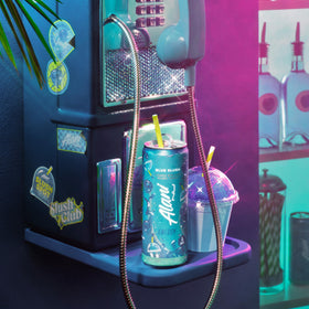 Blue Slush 24-pack box highlights value and convenient daily refresh.
