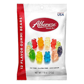 Albanese 12 flavor gummi bears pack, colorful assortment ready to share