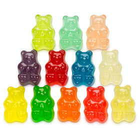 2oz bag with individually wrapped gummies from Albanese, ready to share.
